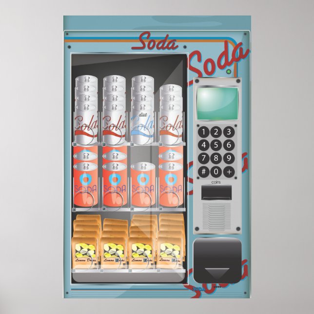 Póster Máquina expendedora (Frente)