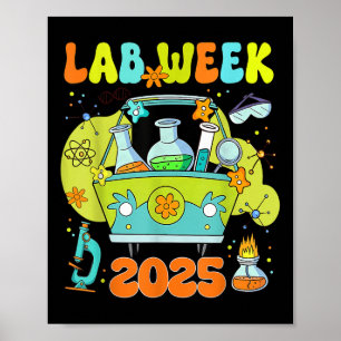 Póster Máquina Misteriosa De Diagnósticos Lab Semana 2025