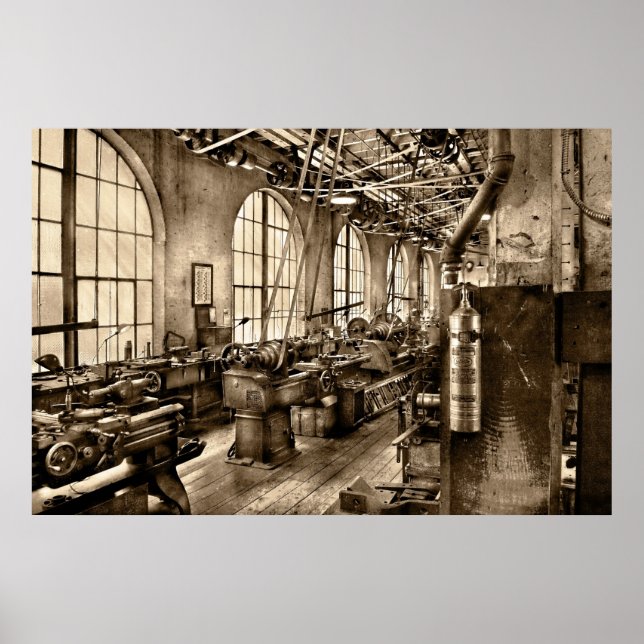 Póster Máquina - Primera seguridad (Frente)