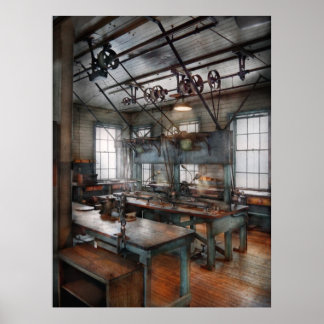 Póster Máquina - Steampunk - La sala de contrapunto