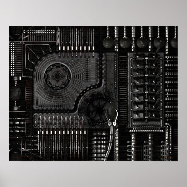 Póster Máquinas de alimentación (Frente)