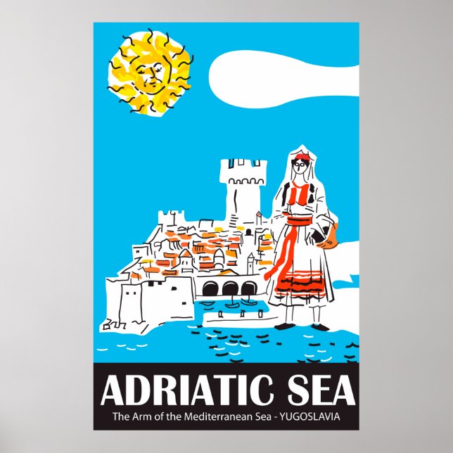 Póster Mar Adriático (Frente)