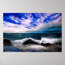 Póster Mar bajo tierra