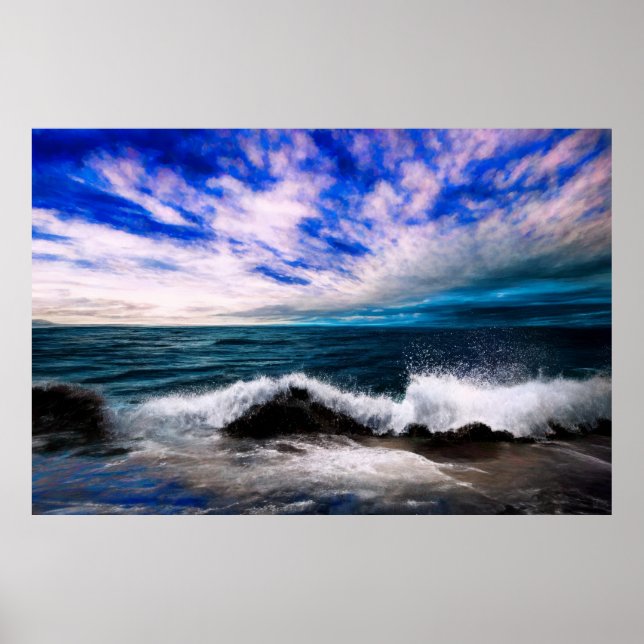 Póster Mar bajo tierra (Frente)