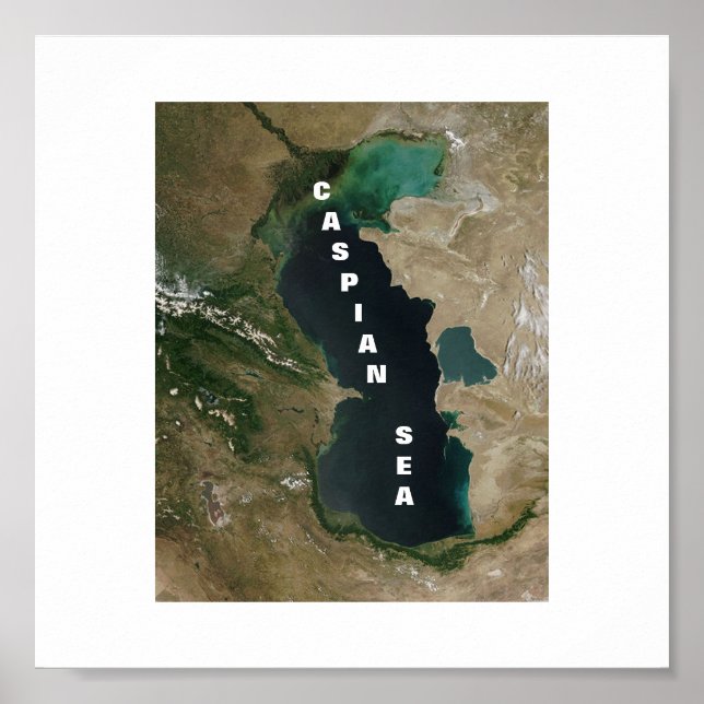 Póster Mar Caspio (Frente)