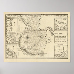 Póster Mar Caspio y Asia