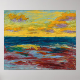 Póster Mar de Alsen | Emil Nolde |
