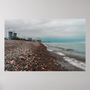 Póster Mar de Batumi. Georgia