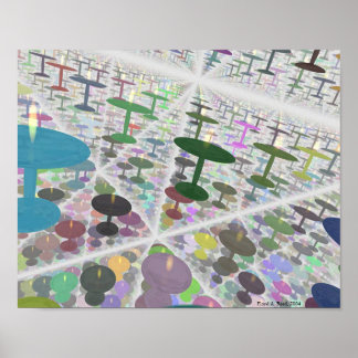 Póster Mar de cáliz