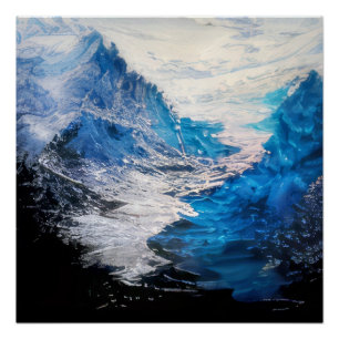 Póster Mar de Hielo