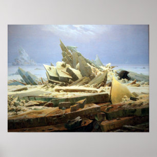Póster Mar de Hielo Caspar David Friedrich