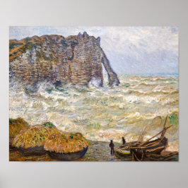 Póster Mar de la tormenta en É tratado | Monet |