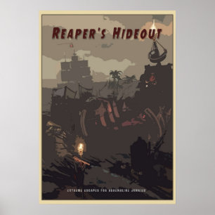 Póster Mar De Ladrones Reapers Hideout