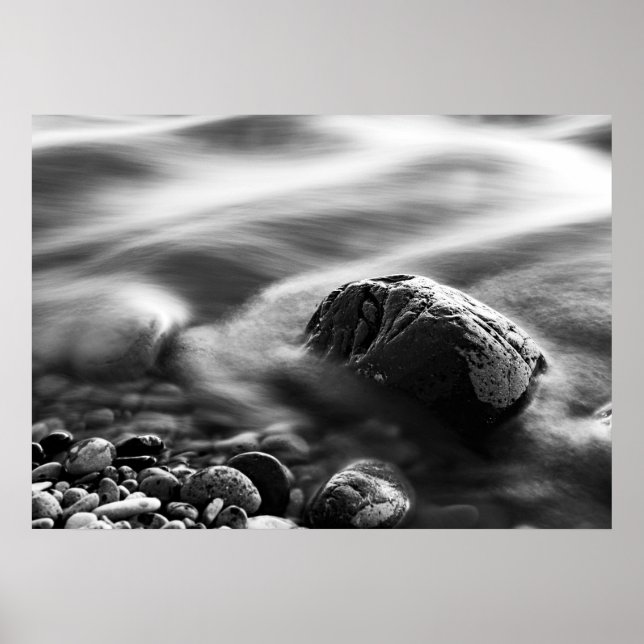 Póster Mar de larga exposición (Frente)