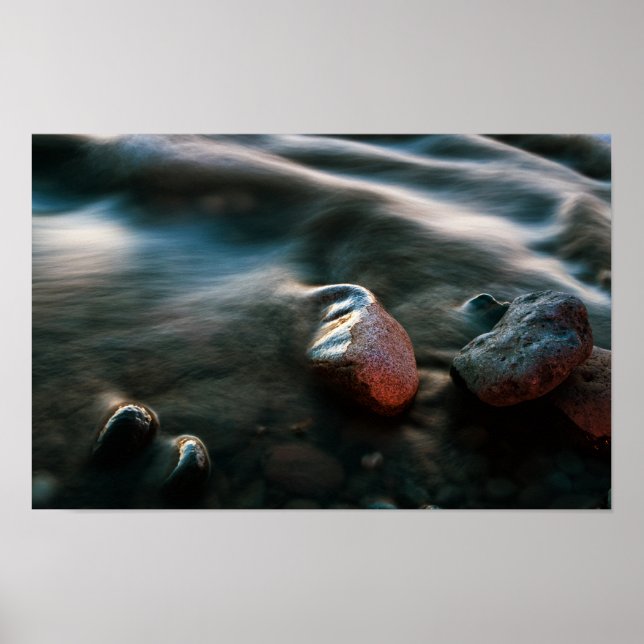 Póster Mar de larga exposición (Frente)