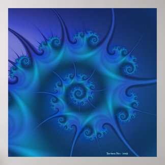 Póster Mar de ojos azules