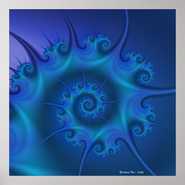 Póster Mar de ojos azules (Frente)