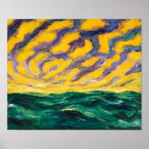 Póster Mar de Otoño Emil Nolde