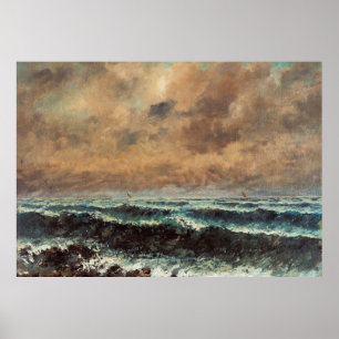Póster Mar de Otoño – Gustave Courbet