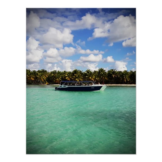 Póster Mar de・República Dominicana (Anverso)