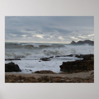 Póster Mar de tormenta