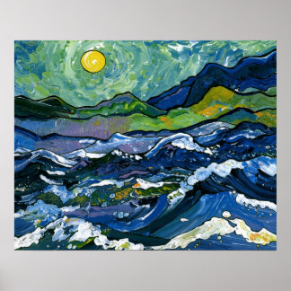 Póster Mar de tormenta