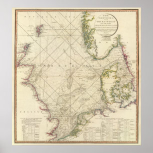 Póster Mar del Norte, Kattegat