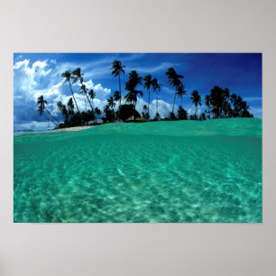 Póster Mar E Isla, Indonesia