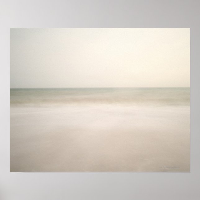 Póster Mar en la playa de Brighton 2 (Frente)