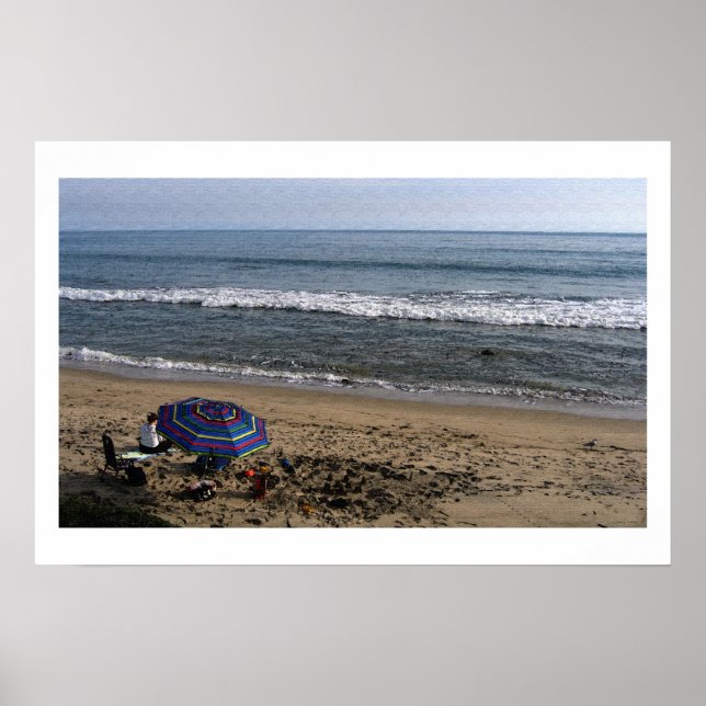 Póster Mar en otoño 24 x 16 poster (Frente)