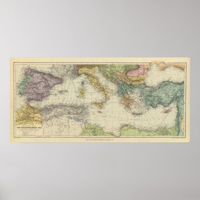 Póster Mar Mediterráneo 2 (Frente)