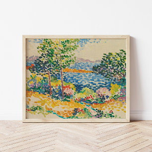 Póster Mar Mediterráneo   Henri-Edmond Cross