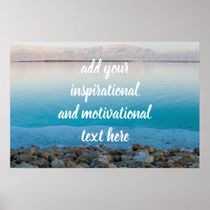 Póster Mar muerto Israel