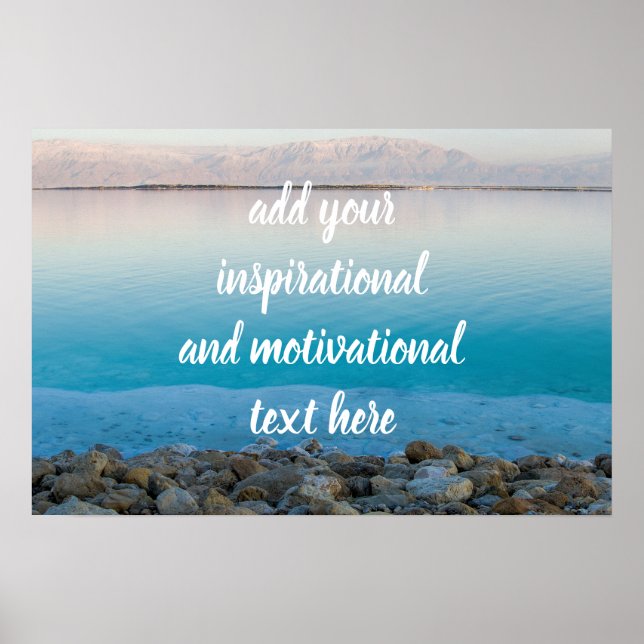 Póster Mar muerto Israel (Frente)