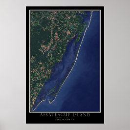 Póster Mar Nacional De La Isla De Assateague Desde El Esp