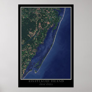 Póster Mar Nacional De La Isla De Assateague Desde El Esp