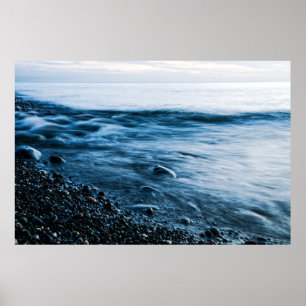 Póster Mar nocturno