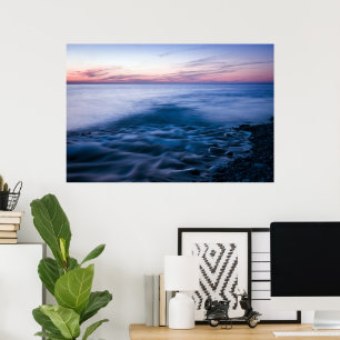 Póster Mar nocturno