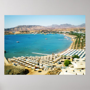 Póster Mar Rojo en la ciudad de Sharm el Sheikh (Egipto)