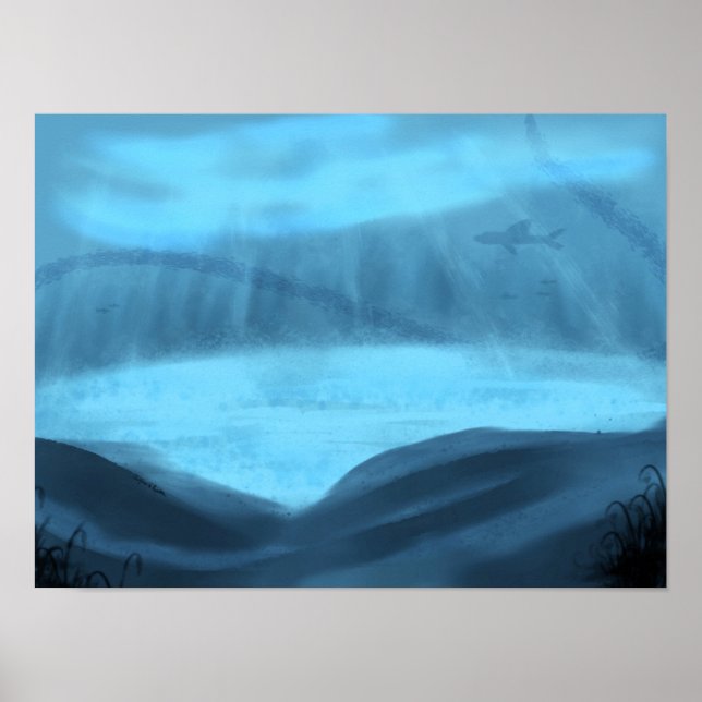 Póster Mar tranquilo (Frente)