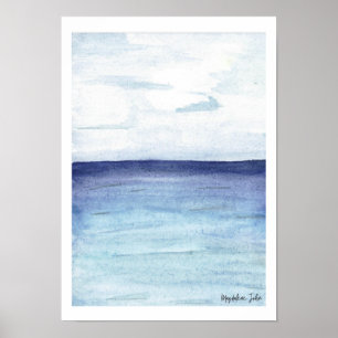 Póster Mar tranquilo