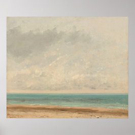 Póster Mar tranquilo - Gustave Courbet Bella Artes
