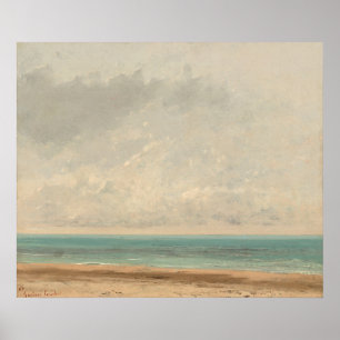 Póster Mar tranquilo - Gustave Courbet Bella Artes