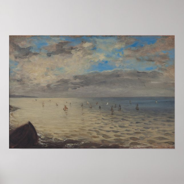 Póster Mar visto desde las alturas de Dieppe (Frente)