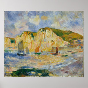 Póster Mar y acantilados