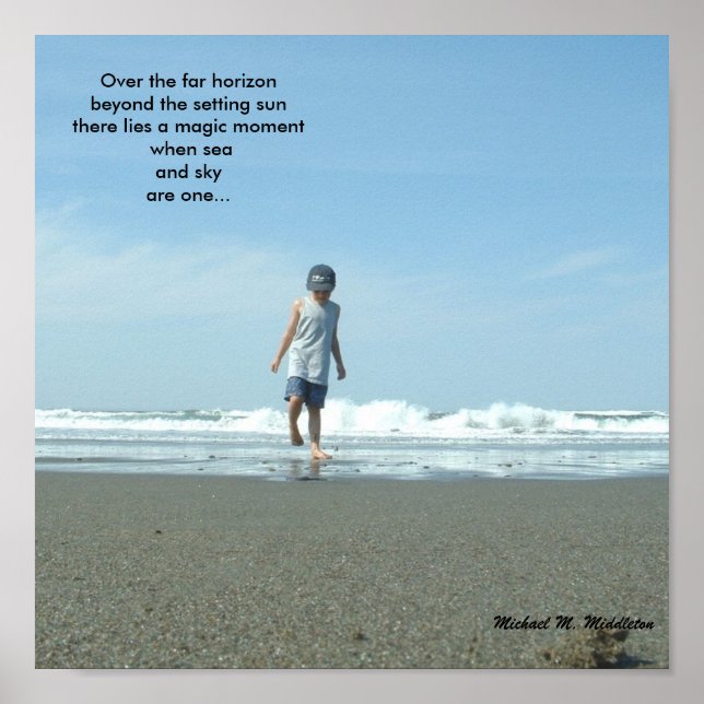 Póster Mar y cielo (Frente)