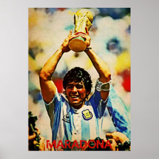 Póster Maradona - D10S