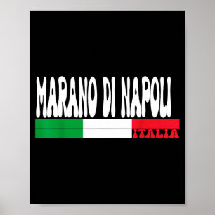 Póster Marano Di Napoli Ciudad Italia Viajeros Amantes De