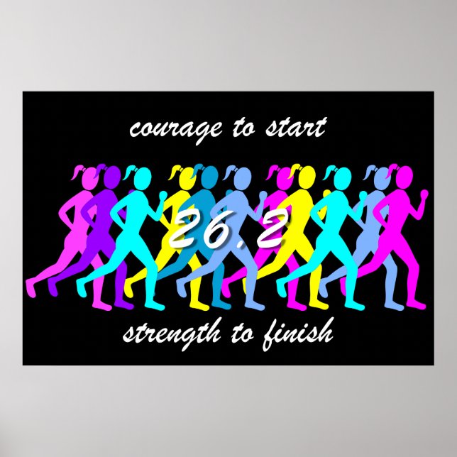Póster maratón de mujeres (Frente)