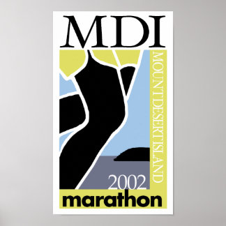 Póster Maratón MDI - Vintage 2002